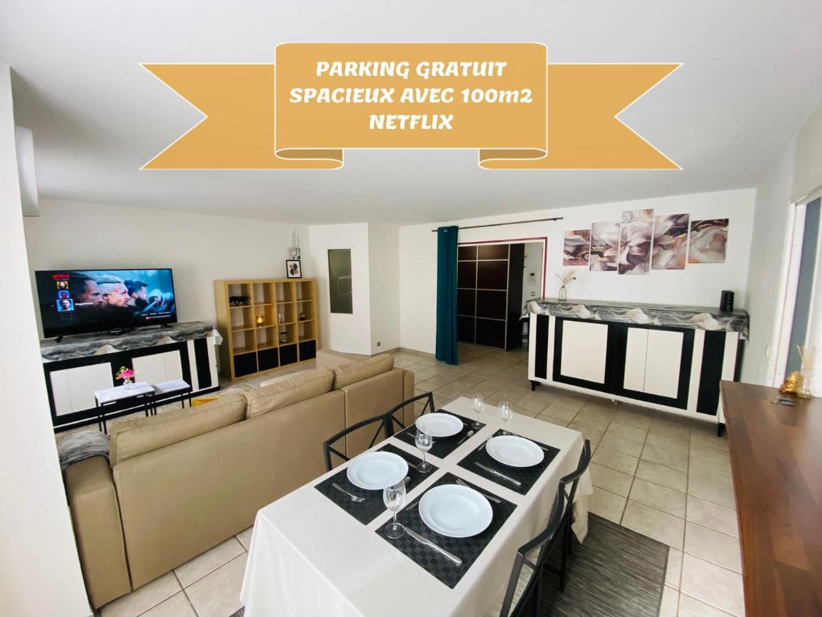 Parking & 100M2 En Plein Centre Ville Apartment Reims Exterior photo